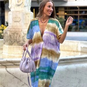 NWT Zara Tie Dye Tunic Coverup FW23 7912/034. Size XS/S
